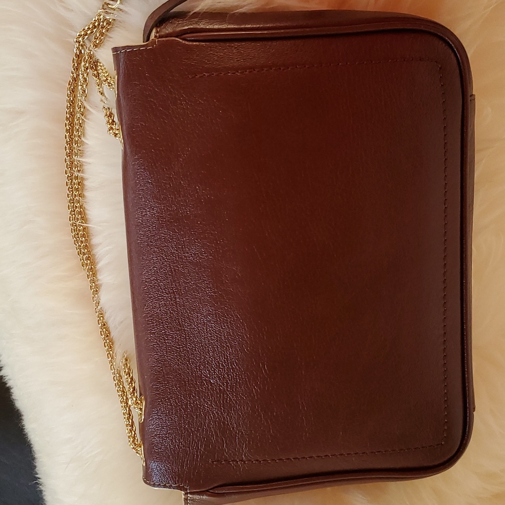 Marc Jacobs "Mini Polly" Convertible Leather Crossbody & Shoulder Bag, Chestnut - Picture 6 of 15
